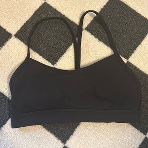 Black lululemon flow Y bra